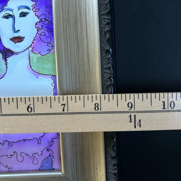 HANDPAINTED Original Watercolor Art Painting - Picture 3 of 5